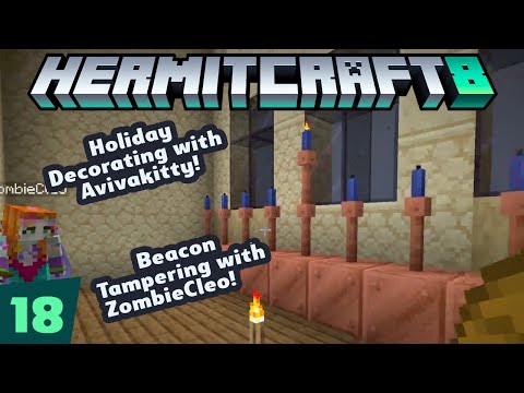 HermitCraft 8 ep 18 – @ZombieCleo jump boost! Happy Hanukkah!