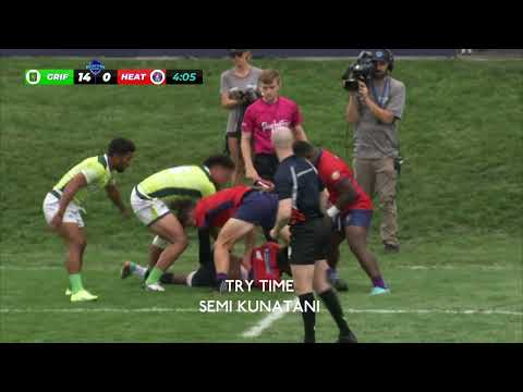 Semi Kunatani Try SoCal Griffins vs Tel Aviv Heat RugbyTown 7's Plate Final Infinity Park 08.27.23