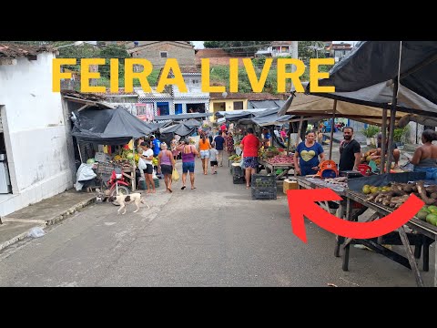 Feira livre da cidade de Branquinha -Alagoas 