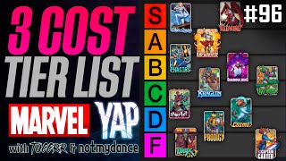 NEW 3 COST TIERLIST! | Marvel YAP #96