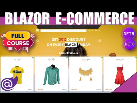 Build a Complete Stunning eCommerce App with .NET 9 Blazor & .NET 8 API 🚀 | Full-Stack Made Easy 🛒💻