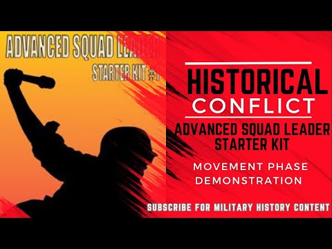 Advanced Squad Leader SK1 - Movement Phase Demonstration (4K)