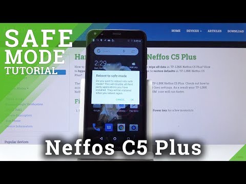 How to Boot Into Safe Mode on TP-Link Neffos C5 Plus - Manage Safe Mode