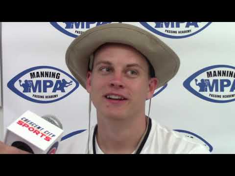 Watch: LSU QB Joe Burrow At The Manning Passing Academy