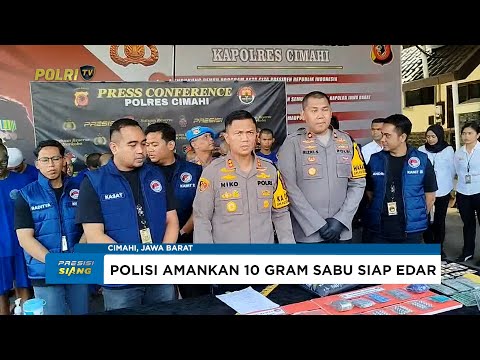 POLRES CIMAHI GEREBEK IRT YANG NEKAT EDARKAN SABU