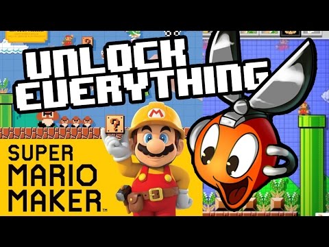 Unlock ALL ITEMS in Super Mario Maker FAST - Cutman Plays