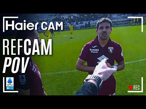 HAIER CAM | REF CAM POV: You Are The Referee in Torino-Verona | Serie A 2025/26