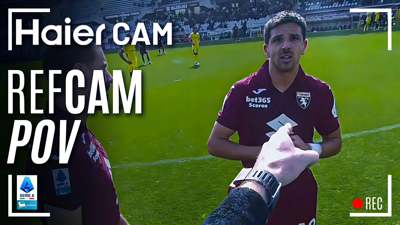 HAIER CAM | REF CAM POV: You Are The Referee in Torino-Verona | Serie A 2025/26