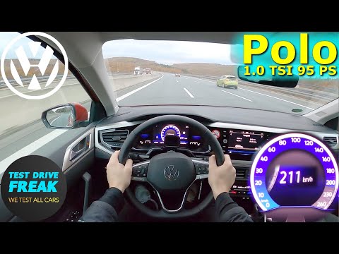 2023 Volkswagen Polo 1.0 TSI 95 PS TOP SPEED GERMAN AUTOBAHN DRIVE POV