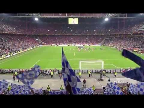 Chelsea fans in the Amsterdam Arena, Europa Cup Final, May 15th 2013