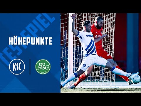 Testspielhöhepunkte: KSC - FC St. Gallen