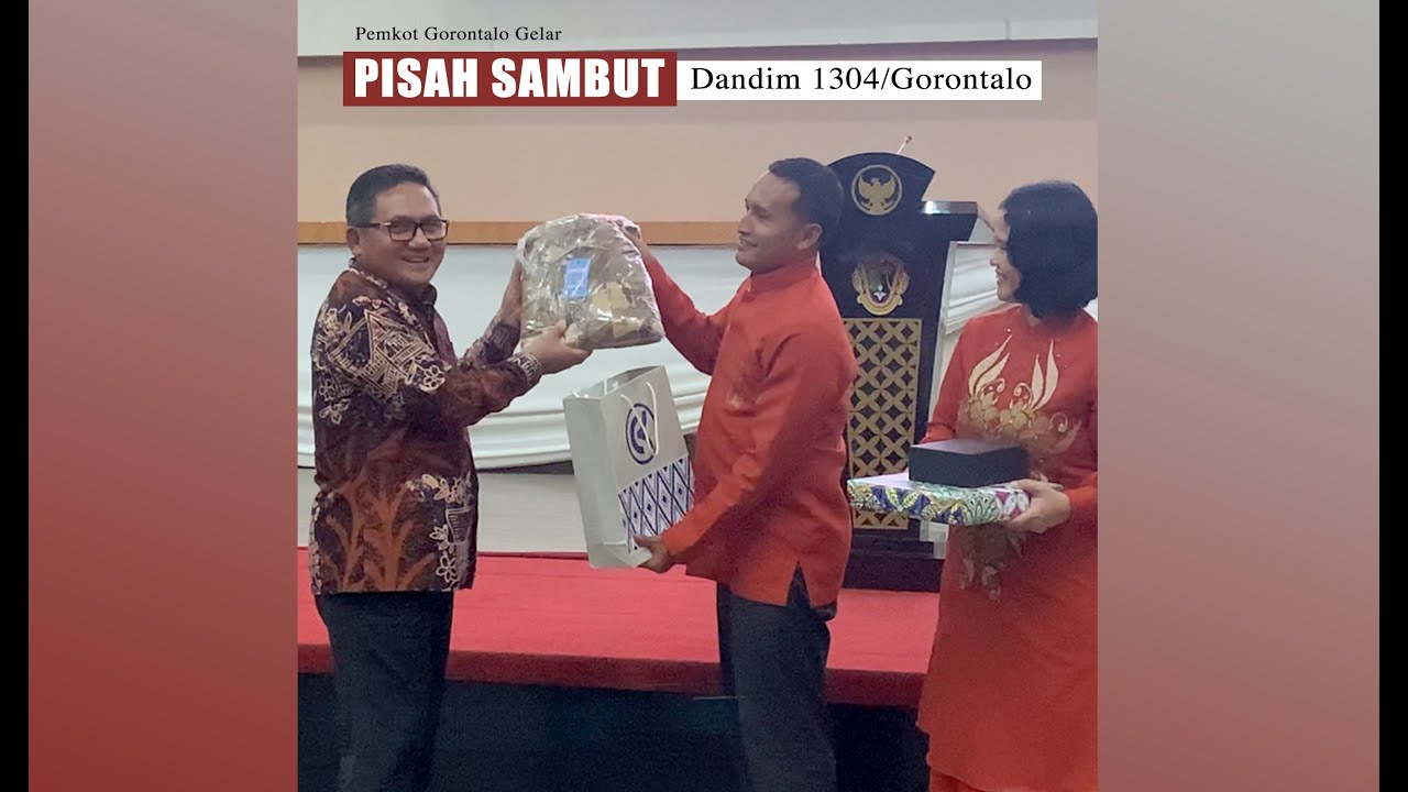 Pemerintah Kota Gorontalo Gelar Pisah Sambut Dandim 1304/Gorontalo