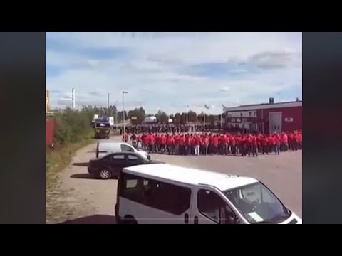 Hooligans fight AIK vs DIF 270 vs 200