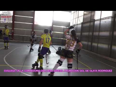 20240203 CP LA CORREDORIA-CPM LENA JUVENIL PROMOCION 01 GOL DE OLAYA RODRIGUEZ FERRERO
