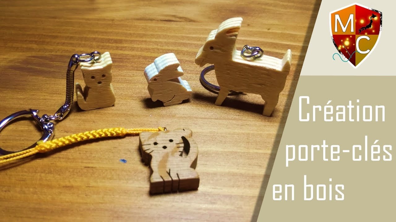 DIY Porte-clés en bois