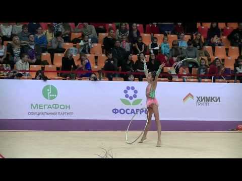 Ayupova Ekaterina (RUS) hoop Int Comp Junior Grand Prix Moscow 2015