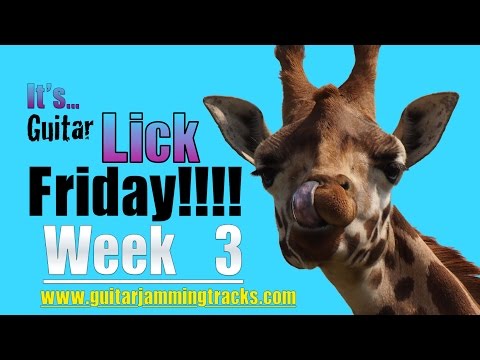 Guitar Lesson - Lick Friday Week 3