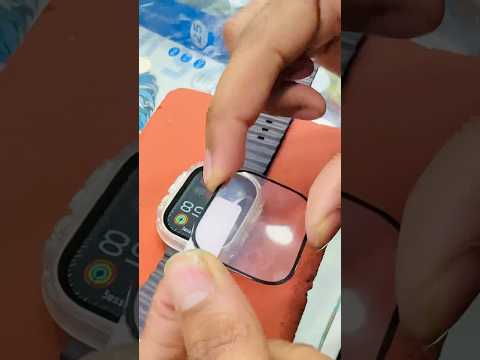 Smart Watch Ultra Tempered Glass For Screen Protection ⌚️