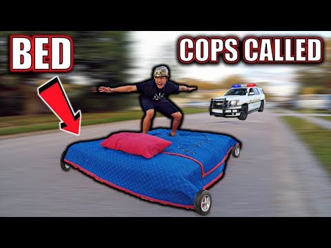 BED SURFING IN STREET **COPS CALLED**