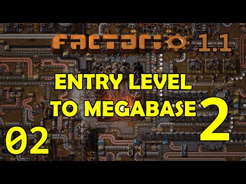 HOW TO SETUP SMELTING ARRAYS - Factorio 1.1 - Entry Level To Megabase 2! - Let's Play Tutorial! Ep 2