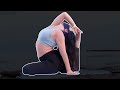 Relaxing With Stretching Yoga Gymnastics With Gian