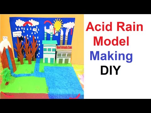 acid rain working model for science project exhibition in simple and easy steps diy howtofunda