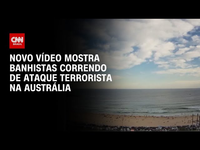 Veja banhistas correndo de ataque terrorista na Austrália | CNN BRASIL