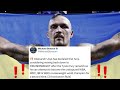 BREAKING NEWS ❗🚨 OLEKSANDR USYK HAS  DECLARED THAT HE IS CONSIDERING GOING BACK TO CRUISERWEIGHT ❗🚨