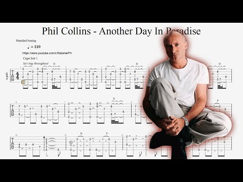 Phil Collins - Another Day In Paradise FREE Guitar Tabs | Guitar Pro 8 | thisisme PH