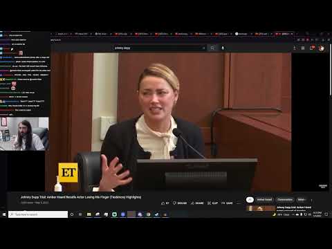 Moistcr1tikal Reacts To More Johnny Depp and Amber Heard Trial