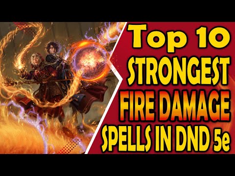 Fire Damage Spells 5e