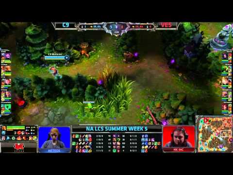 Cloud 9 (C9) vs Velocity eSports (VES) || NA LCS Summer 2013 W5D2 || Full Game HD