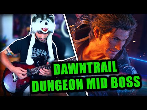 FFXIV Dawntrail Dungeon Mid Boss Theme goes Metal