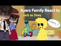 Jack Ayers Past Family React To His Future As Doey The Doughman Poppy Playtime 4 Gacha Club