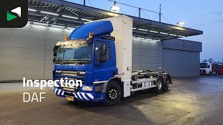 شاحنة ذات الخطاف DAF CF75.250 6X2 VDL S-21-6200 containersystem Lift-Axle Automatic E | صورة 4 - Autoline