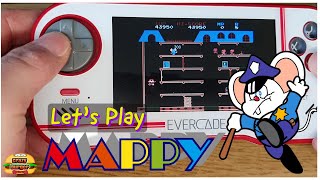 Let's Play Mappy on Evercade! Namco Collection 1!