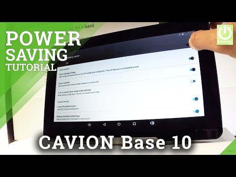 How to Enable Battery Saver on CAVION Base 10 - Power Saving Mode |HardReset.Info