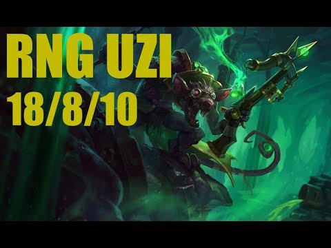 RNG Uzi Twitch vs Ezreal Bot #14