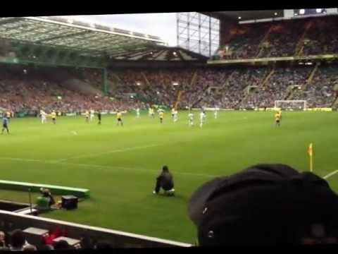 Celtic v HJK Helsinki 1/8/12 Fans singing PT 2