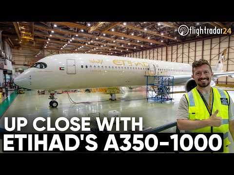Exclusive A350-1000 tour (Etihad Tech Ops)