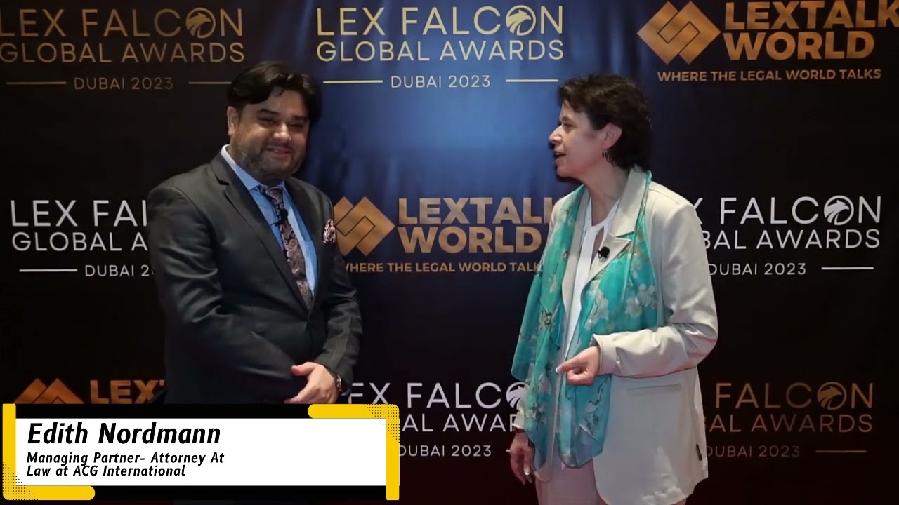Edith Nordmann shares her experiences at LexTalk World Conference, Dubai 2023