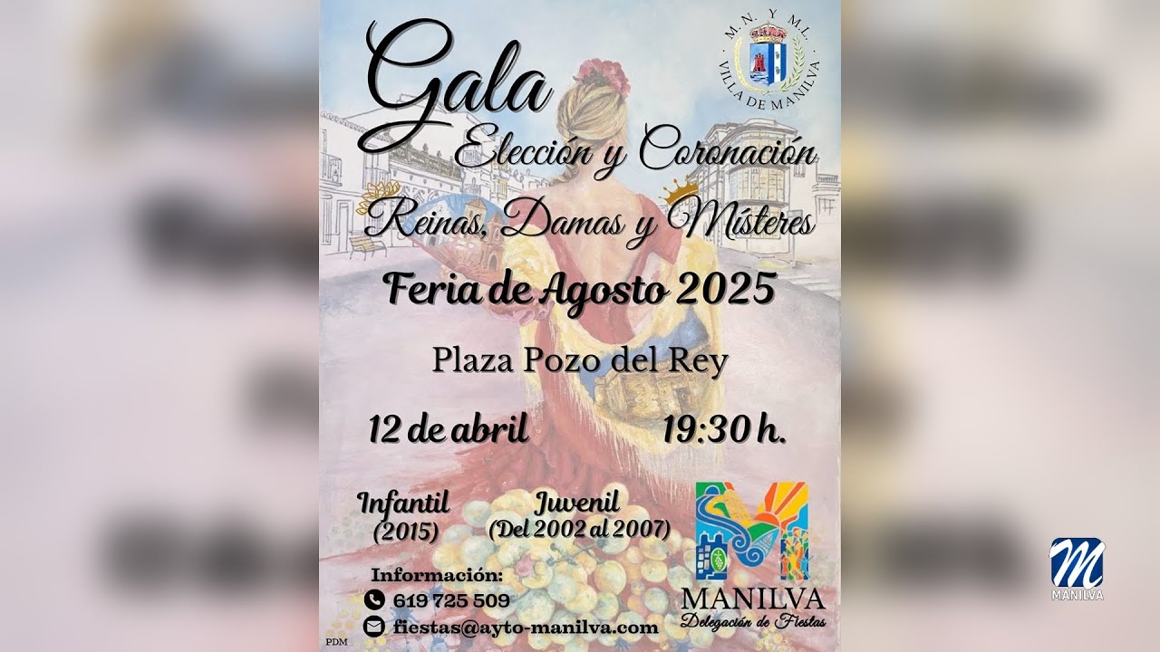 El 12 de abril conoceremos a las Reinas, Damas y Místeres de la feria de agosto
