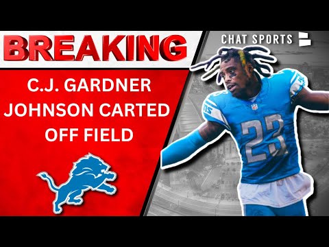 BREAKING: C.J. Gardner-Johnson CARTED Off Practice Field | Detroit Lions News