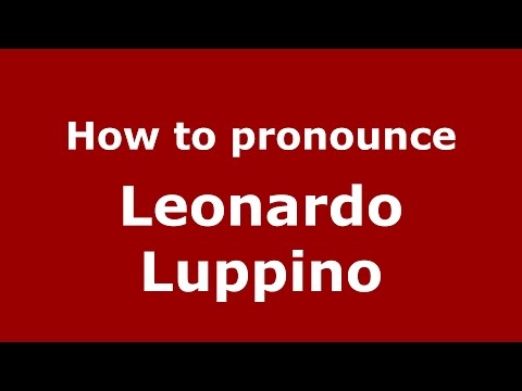 How to pronounce Leonardo Luppino (Spanish/Argentina) - PronounceNames.com