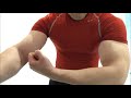Pec bouncing bicep flexing muscle growth