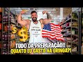 QUANTO GASTO NA PREPARAÇÃO NA GRINGA!? 🇺🇸💰