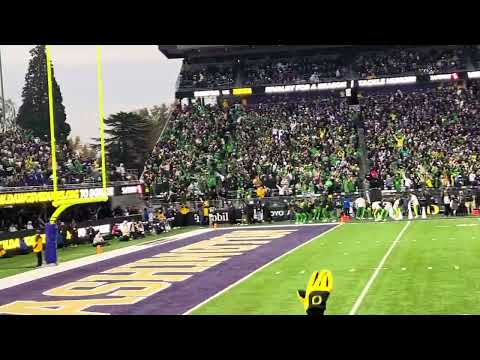 Malik Benson 64 yard touchdown Oregon Ducks vs Washington Huskies 