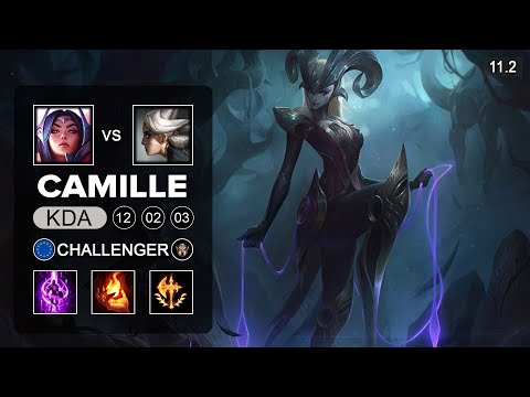 Camille Top vs Irelia - EUW Challenger Patch 11.2