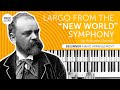 "Largo" from "New World" Symphony by Antonín Dvořák - beginner piano arrangement  + free score!