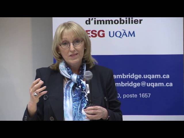 Acfas 2016: Colloque 497 en immobilier – Andrée De Serres, Chaire Ivanhoé Cambridge d&rsquo;immobilier